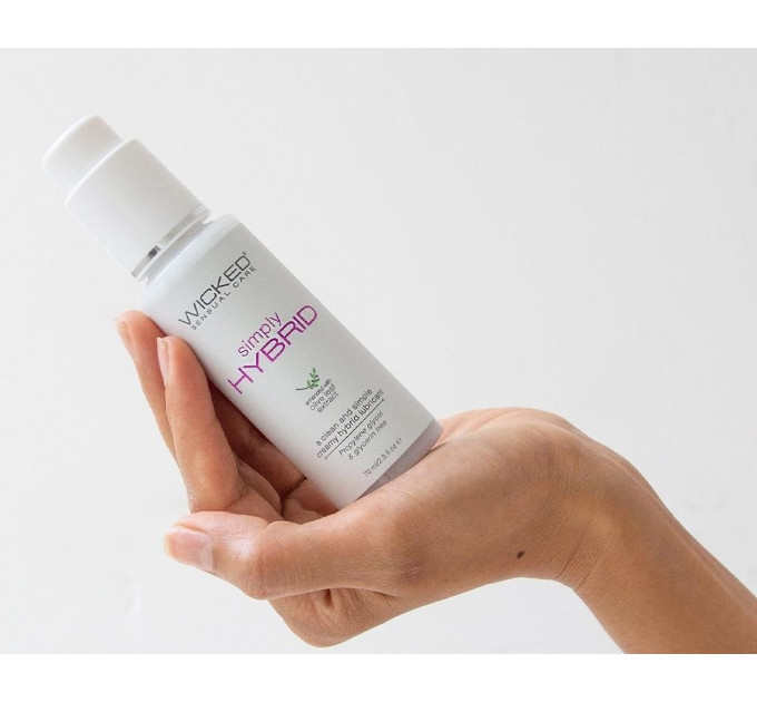 Лубрикант на водной/силиконовой основе WICKED SIMPLY HYBRID 70ML
