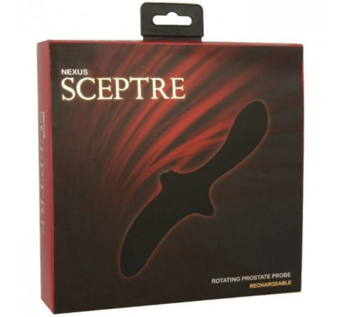 Массажер простаты Nexus Sceptre с вращающейся головкой, 21 см х 3.5 см