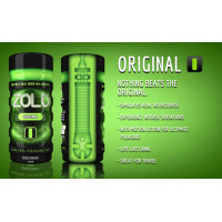 Мастурбатор в колбе Zolo Original Cup, зеленый