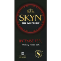 Нелатексные презервативы SKYN Intense Feel с выступающими шипами (цена за пачку, 10 шт.)