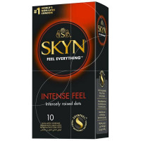 Нелатексні презервативи SKYN Intense Feel з шипами, що виступають (ціна за пачку, 10 шт.)
