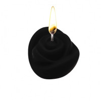 Низкотемпературная свеча Lockink в виде розы, черная