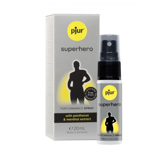 Пролонгатор спрей Pjur Superhero Performance Spray для продления полового акта, 20 мл