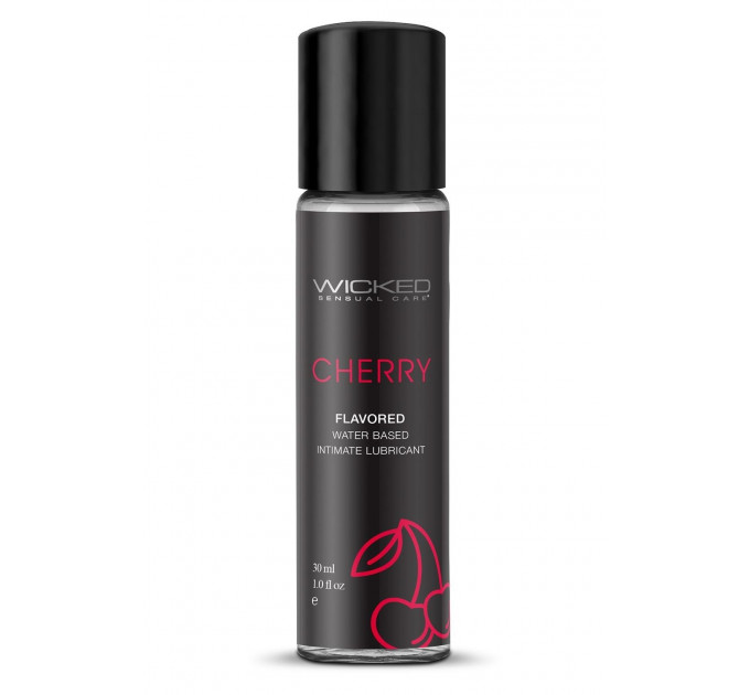 Съедобный лубрикант WICKED AQUA CHERRY FLAVORED 30ML