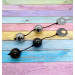 Металлические вагинальные шарики DOMINO METALLIC BALLS, CHROME BLACK