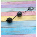 Металлические вагинальные шарики DOMINO METALLIC BALLS, CHROME BLACK
