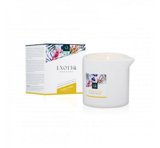 Свічка для масажу з ароматом іланг-ілангу Exotiq Massage Candle Ylang Ylang -