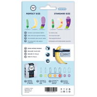 Тестбокс/Комплект из 3 презервативов Mister Size Tester Kit 53-57-60 Medium, для определения размера