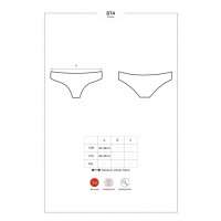 Кружевные трусики Obsessive 874-PAN-2 молочные, L/XL