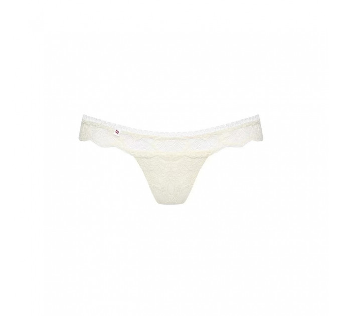 Кружевные трусики Obsessive 874-PAN-2 молочные, L/XL