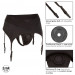 Трусики для страпона с широким поясом California Exotics Boundless Thong with Garter S/М