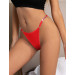 Трусики із прикрасою срібними літерами StarNight MISS, червоні, S