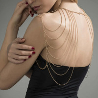 Цепочка на плечи Bijoux Indiscrets золотистая