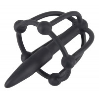 Уретральный катетер с клеткой для головки You2Toys P.Plug, черный