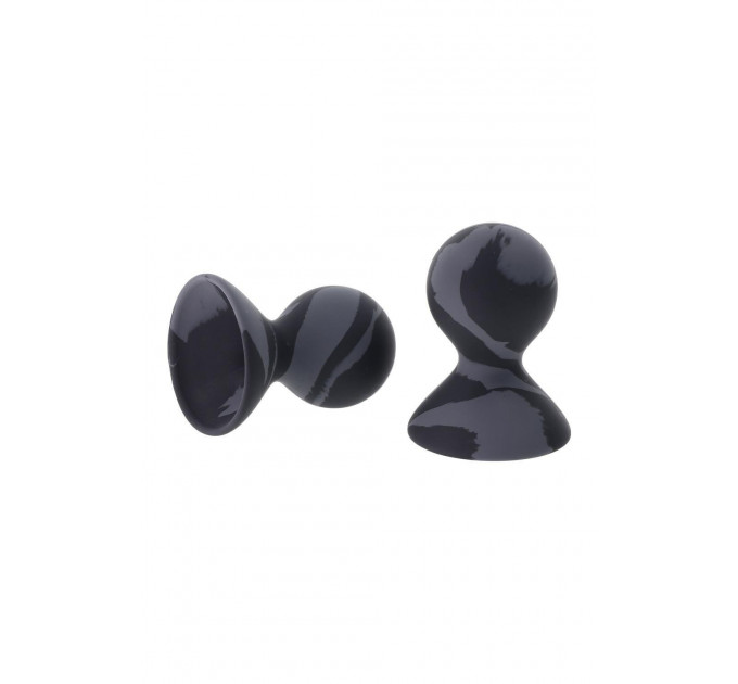 Вакуумні помпи для сосків Sportsheets Velvet Noir силіконові, чорні, 2 шт