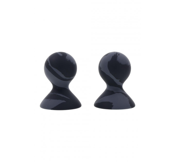 Вакуумні помпи для сосків Sportsheets Velvet Noir силіконові, чорні, 2 шт
