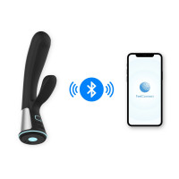 Вибратор-кролик Ohmibod Fuse KIIROO с интерактивным подключением, черный