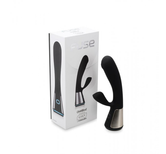 Вибратор-кролик Ohmibod Fuse KIIROO с интерактивным подключением, черный