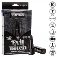 Вибратор-помада California Exotics Evil Bitch, черный