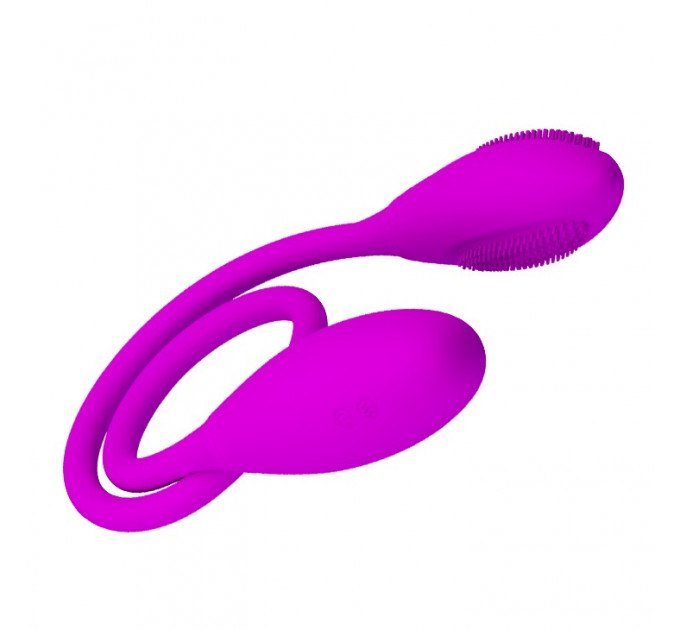 Вибратор из силикона для двойной стимуляции Snaky Vibe
