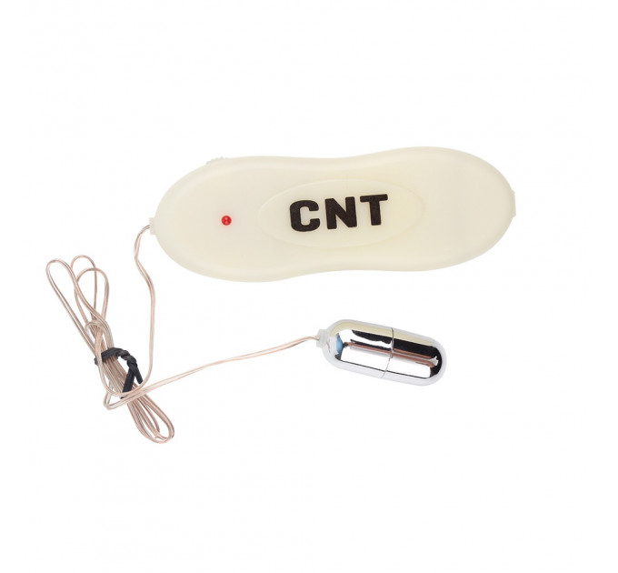 Вибропуля на пульте управления Chisa Hi-Basic Silver Bullet Mini, серебристая