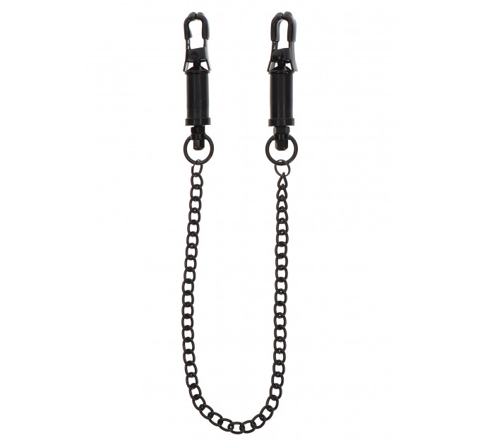 Затискачі на соски Heavy Duty Adjustable Clamps чорні 52 см TABOOM