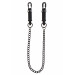 Затискачі на соски Heavy Duty Adjustable Clamps чорні 52 см TABOOM