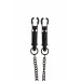 Затискачі на соски Heavy Duty Adjustable Clamps чорні 52 см TABOOM
