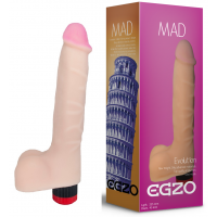 Вибратор реалистичный EGZO MAD Ciberskin Fiery Lover на батарейках