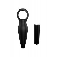 Анальная пробка с вибрацией Dream Toys CHEEKY LOVE TAPERED PLUG BLACK