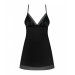 Сорочка Obsessive Alifini chemise & thong black S/M