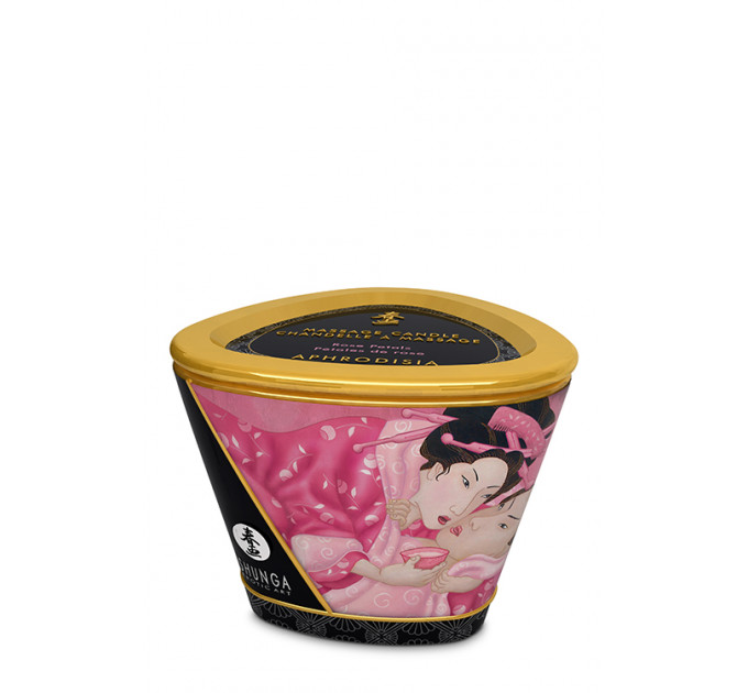 Свічка для масажу MASSAGE CANDLE ROSES, 170 мл