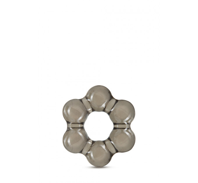 T331506 Эрекционное кольцо STAY HARD THICK BEAD COCK RING BLACK