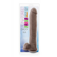 Фаллоимитатор Гигант киберкожа AU NATUREL DADDY 14INCH SENSA FEEL DILDO