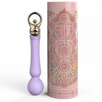 Вибромассажер микрофон ZALO CONFIDENCE с функцией нагрева , Fairy Violet