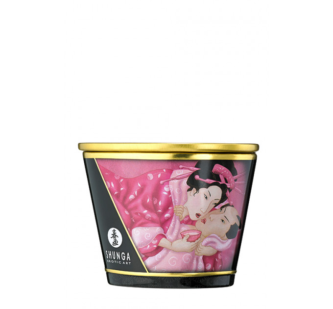 Свічка для масажу MASSAGE CANDLE ROSES, 170 мл