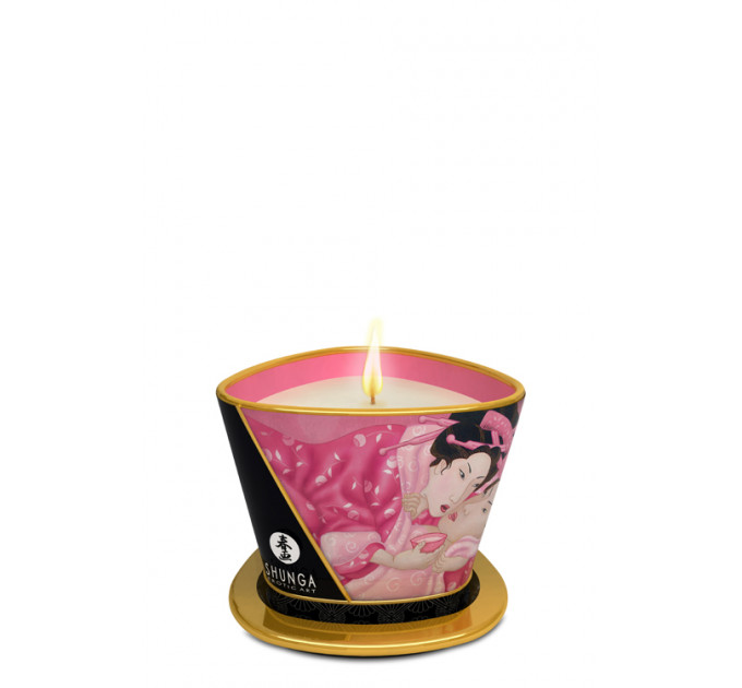 Свічка для масажу MASSAGE CANDLE ROSES, 170 мл