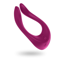 T360085 вібромасажер для двох SATISFYER ENDLESS JOY BERRY, Червоний