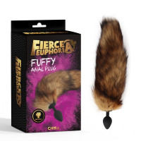 Анальная пробка Chisa Fierce Euphoria Fuffy anal plug с хвостом Анальная пробка Chisa Fierce Euphoria Fuffy anal plug с хвостом