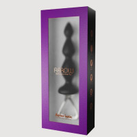 Анальна силіконова ялинка Adrien Lastic Arrow з металевим утримувачем, чорна