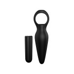 Анальная пробка с вибрацией Dream Toys CHEEKY LOVE TAPERED PLUG BLACK
