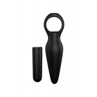 Анальная пробка с вибрацией Dream Toys CHEEKY LOVE TAPERED PLUG BLACK