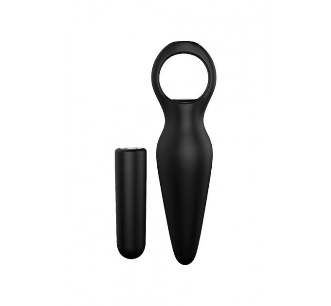 Анальная пробка с вибрацией Dream Toys CHEEKY LOVE TAPERED PLUG BLACK
