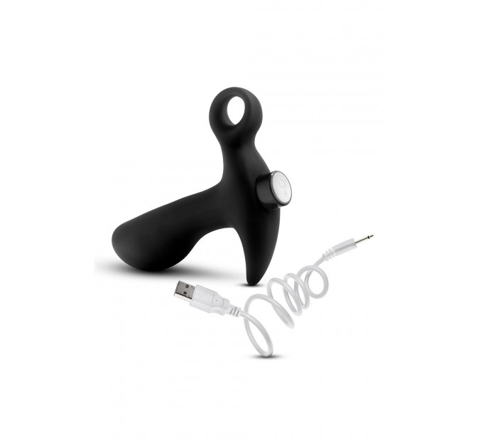 Анальна пробка Blush Anal Adventures Platinum Silicone Vibrating Pros