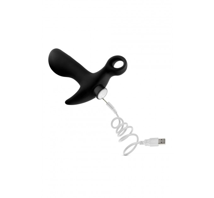 Анальна пробка Blush Anal Adventures Platinum Silicone Vibrating Pros
