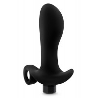 Анальная пробка Blush Anal Adventures Platinum Silicone Vibrating Pros