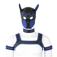 Бдсм маска собаки Bondage Puppy Hood LUV BLUE