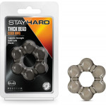 T331506 ерекційне кільце STAY HARD THICK BEAD COCK RING BLACK