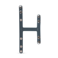 Эрекционное кольцо Boners T-shape Ball Splitter, серое