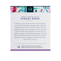 EX-MC-02-200 Массажная свеча Exotiq Massage Candle Violet Rose 200 г